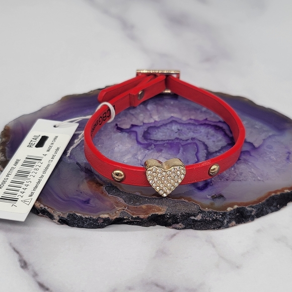 SALE 3 for $30 BCBGeneration Rhinestone Heart Bracelet - Picture 2 of 7